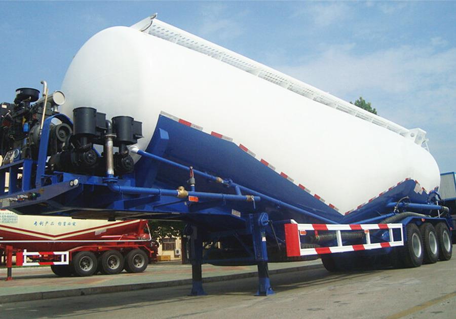3 Axles 55m3 cement tank trailer(W type)