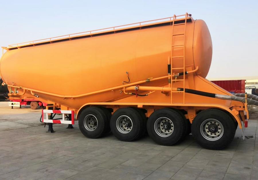 4 Axles 50m3 cement tank trailer(V type)