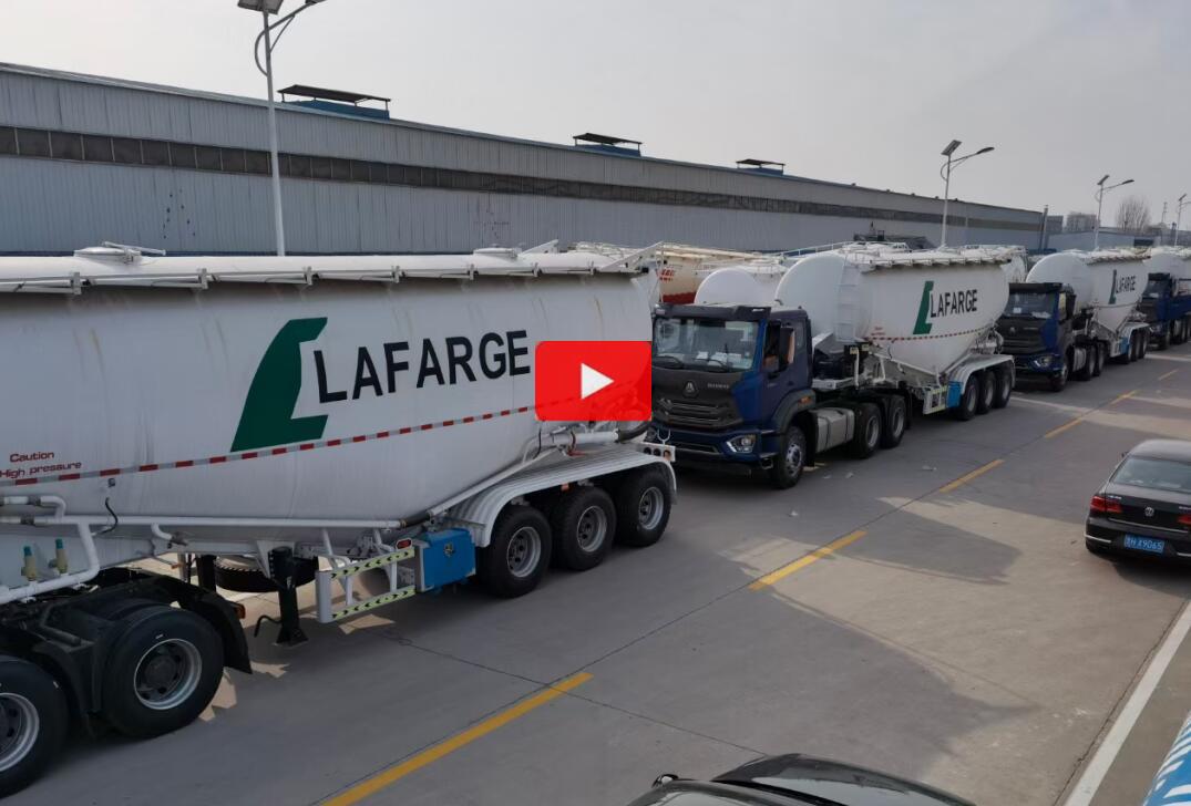 38m3 cement tank trailer for Lafarge
