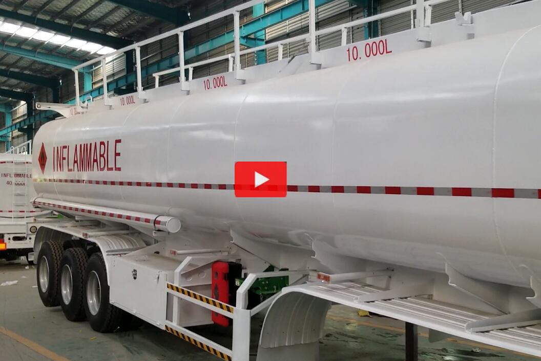 40000liters fuel tank trailer with 4 compartments