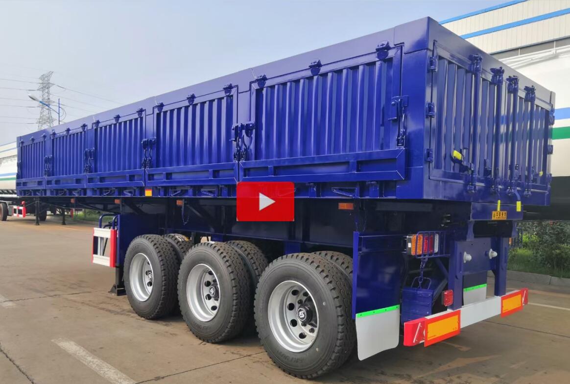 30M3 side tipper trailer for gravel transport