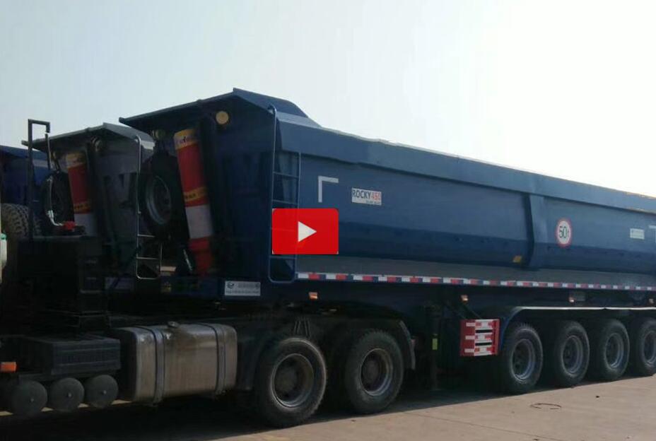 4 axles 40m3 tipper trailer to Burkona Faso