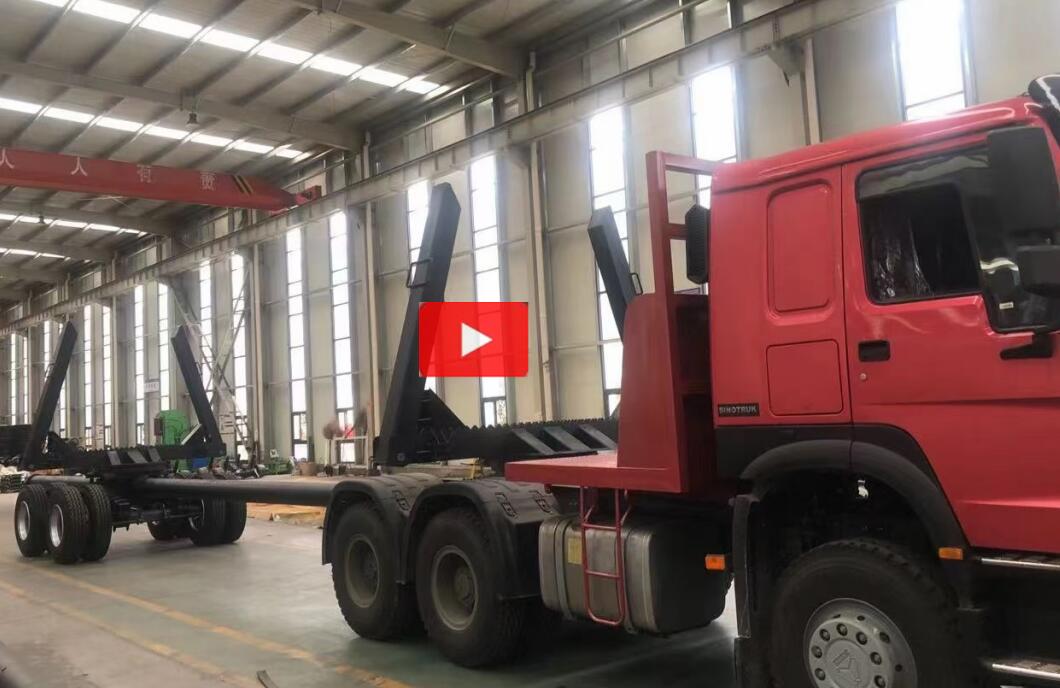 Timber transport truck for Gabon