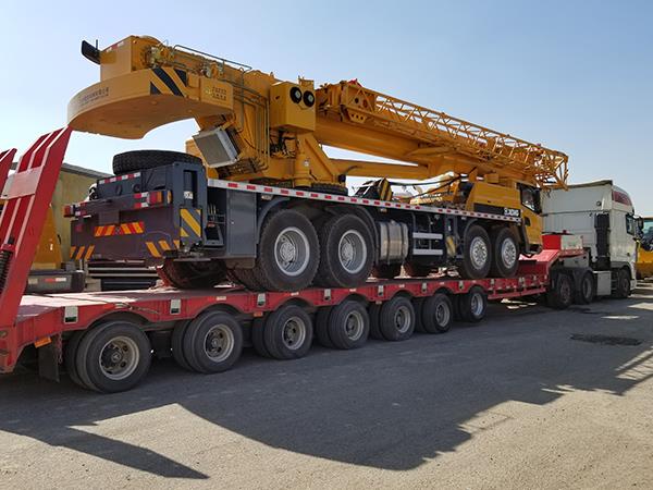 Kazakhstan order modular trailer & truck crane